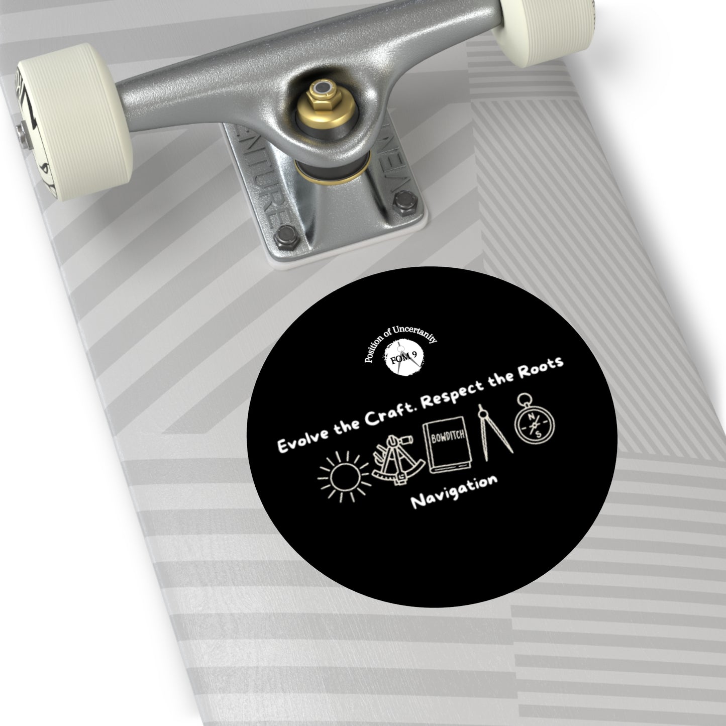Evolve the Craft FOM 9 Round Vinyl Sticker