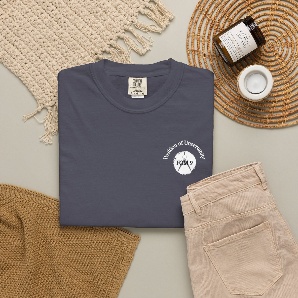 Only Amateurs Use GPS — White Print FOM 9 Graphic Tee