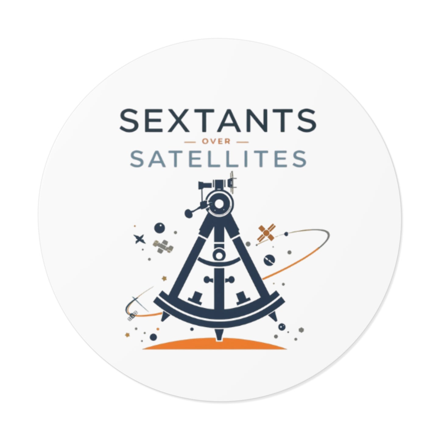 Sextants over Satellites FOM9 Vinyl Sticker