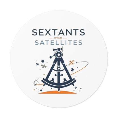 Sextants over Satellites FOM9 Vinyl Sticker