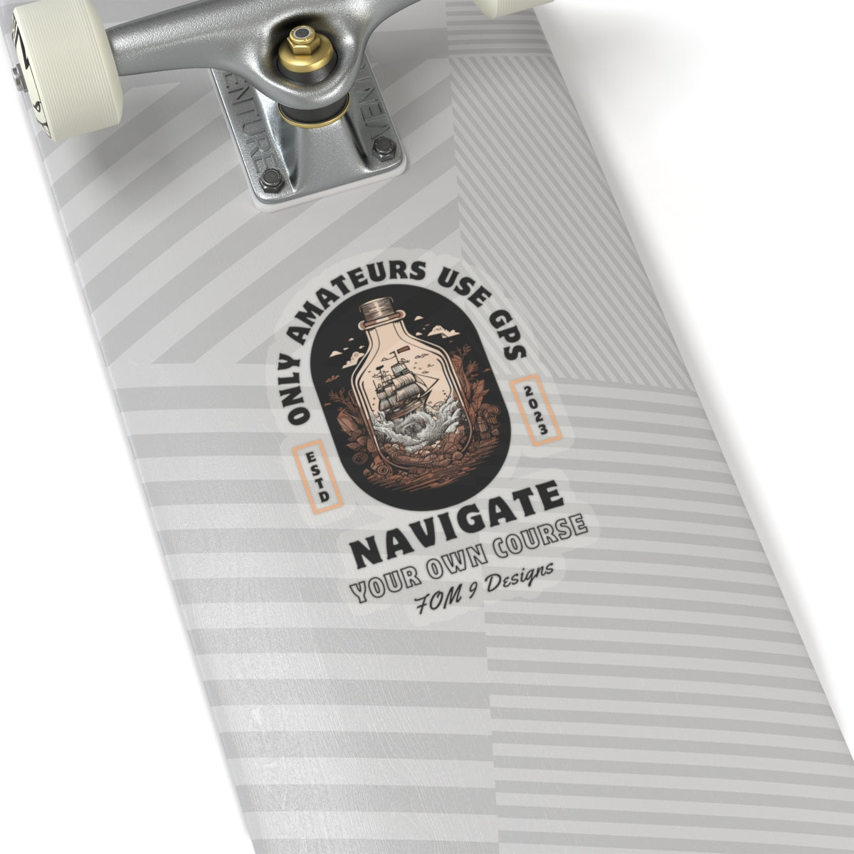 "Only Amateurs Use GPS" FOM 9 Sticker