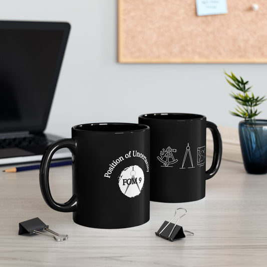 FOM 9 Logo 11oz Black Mug