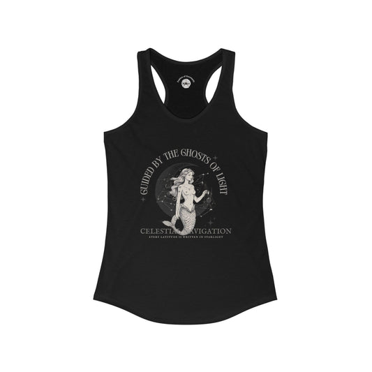 Guided by the Ghosts of Light FOM 9 Women's Racerback Tank