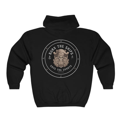 Burn the Ships FOM9 Zip Hooded Sweatshirt