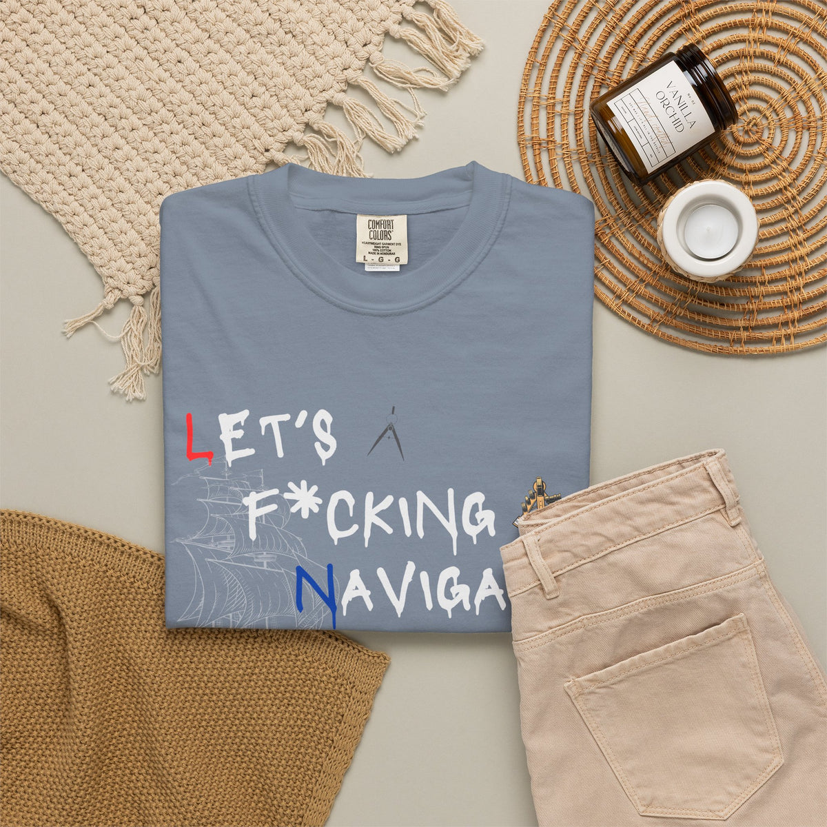 Let's F*cking Navigate FOM 9 Graphic Tee