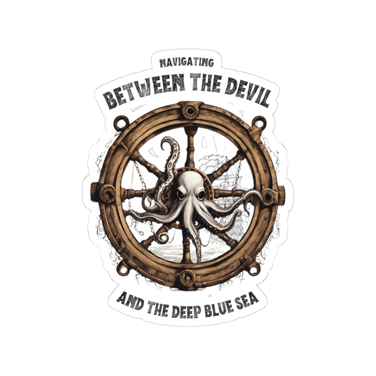"The Devil and the Deep Blue Sea" FOM 9 Sticker