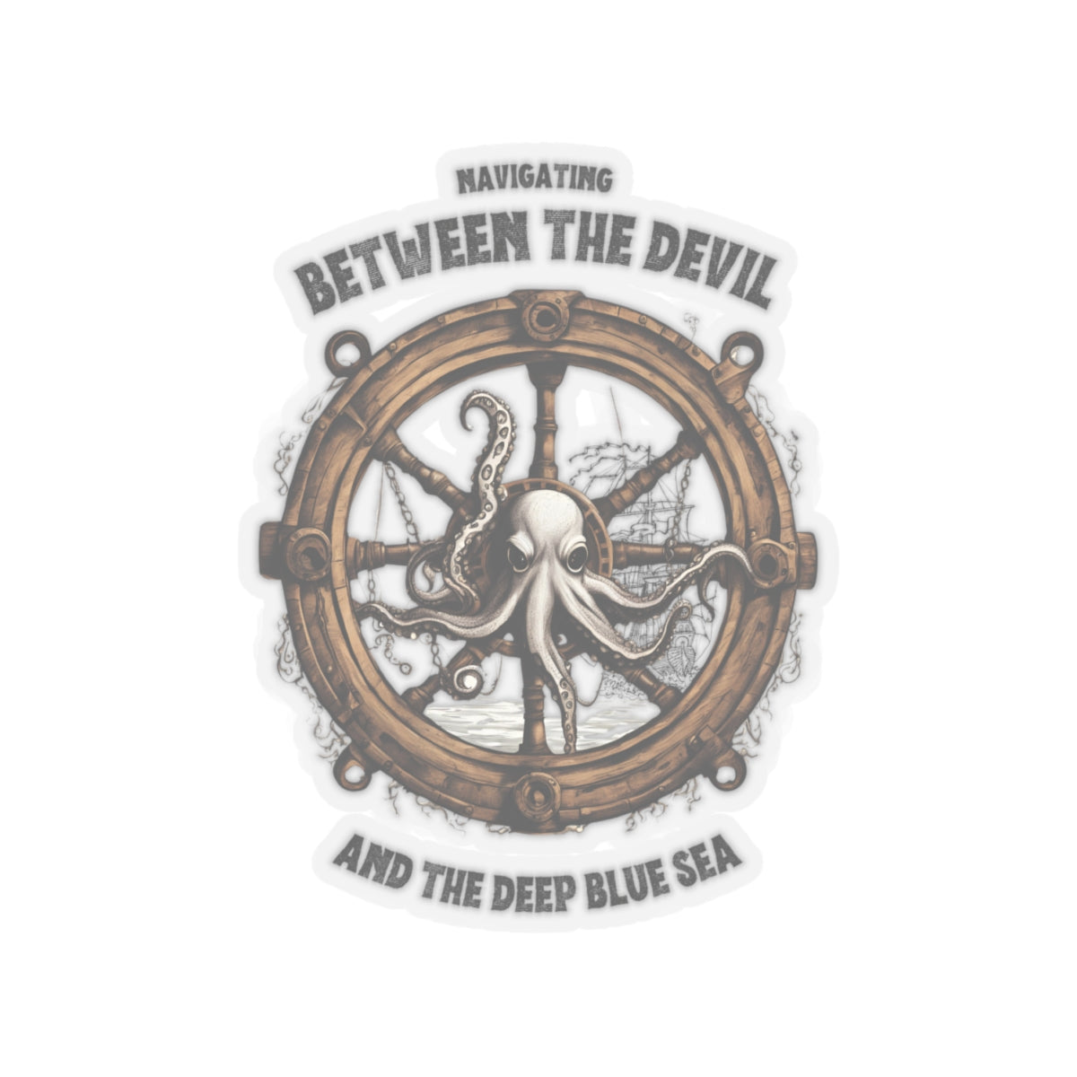 "The Devil and the Deep Blue Sea" FOM 9 Sticker