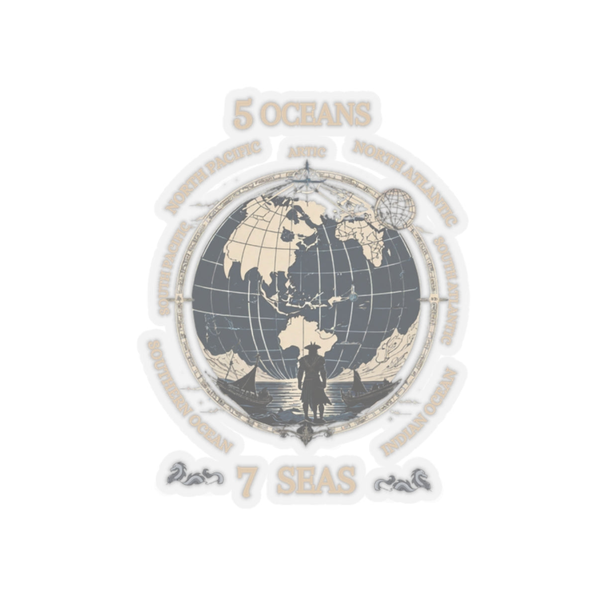 7 Seas FOM 9 Stickers