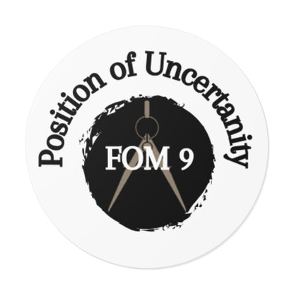FOM 9 logo vinyl sticker