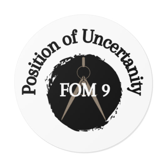FOM 9 Logo Sticker