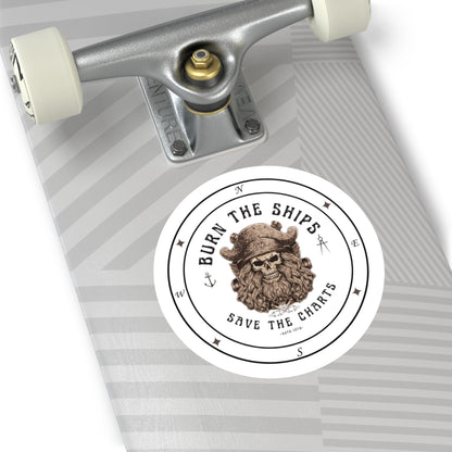 Burn the Ships - Save the Charts FOM9 Sticker