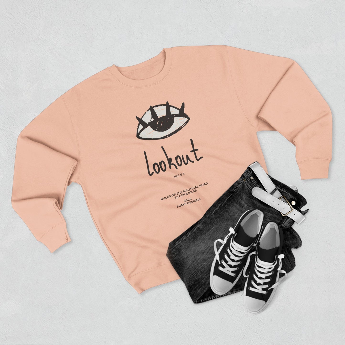 Lookout Rule 5 FOM 9 Crewneck Sweatshirt