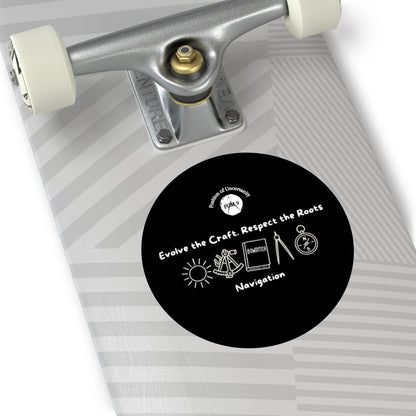 Evolve the Craft FOM 9 Round Vinyl Sticker