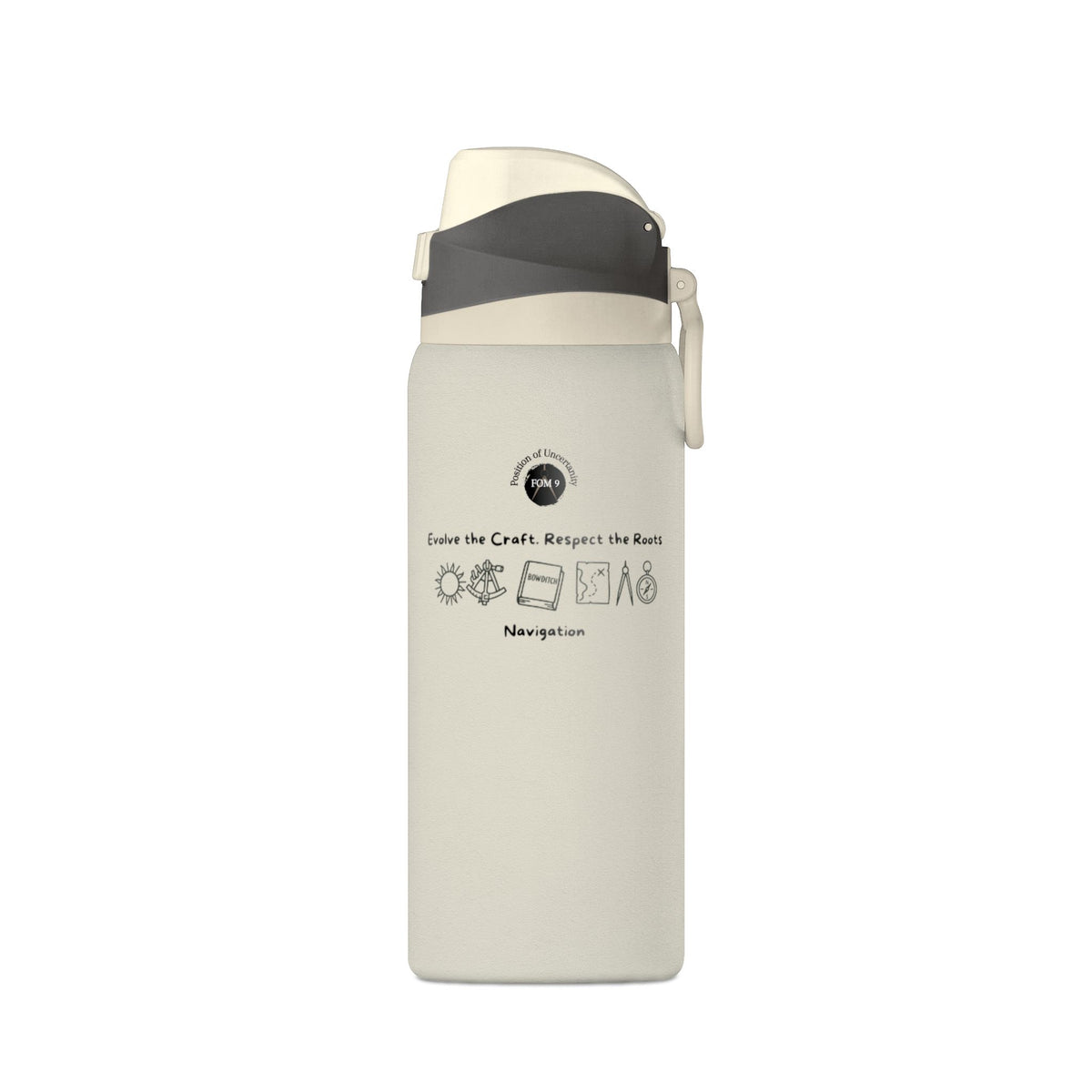 Only Amateurs Use GPS FOM9 Insulated Water Bottle 32oz