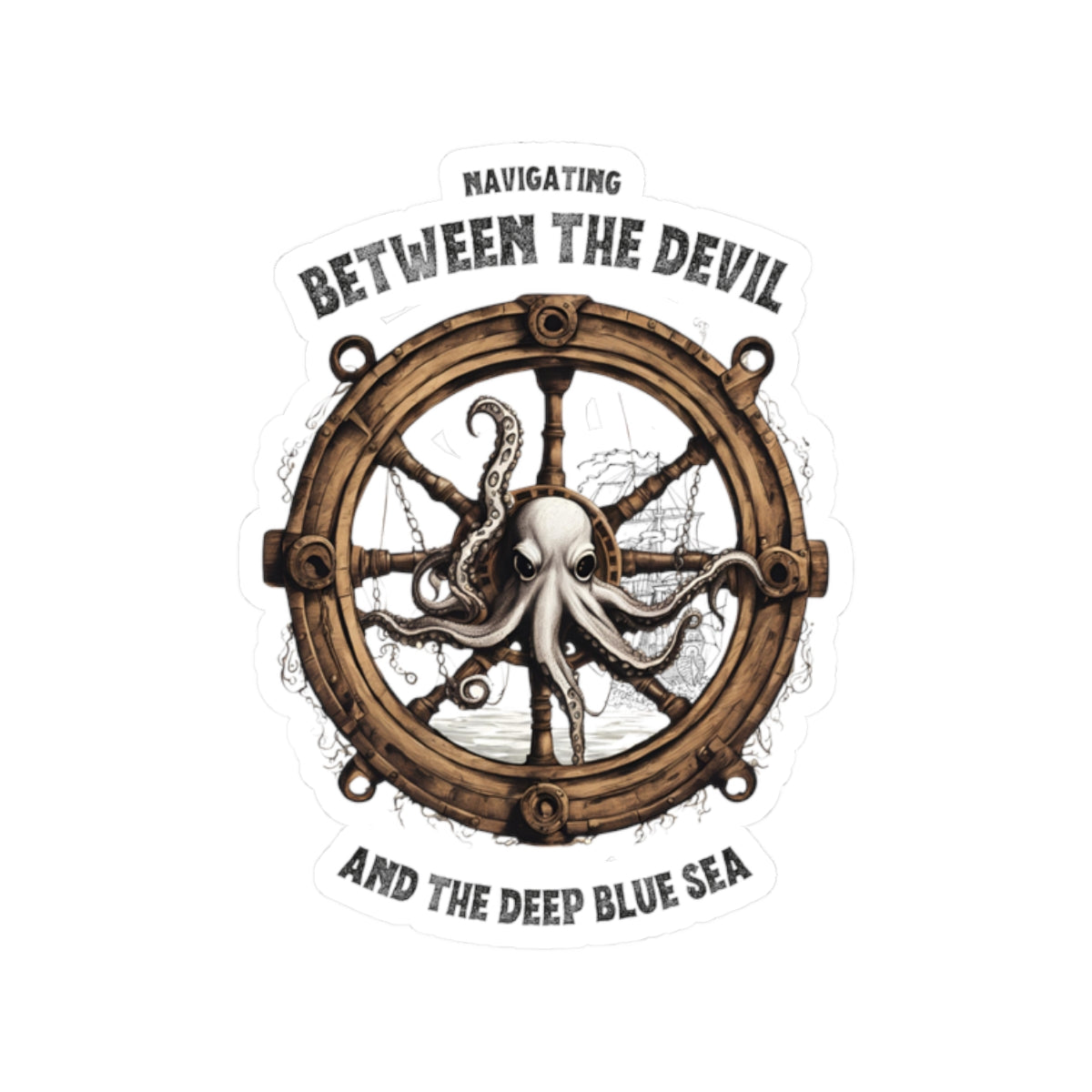 "The Devil and the Deep Blue Sea" FOM 9 Sticker