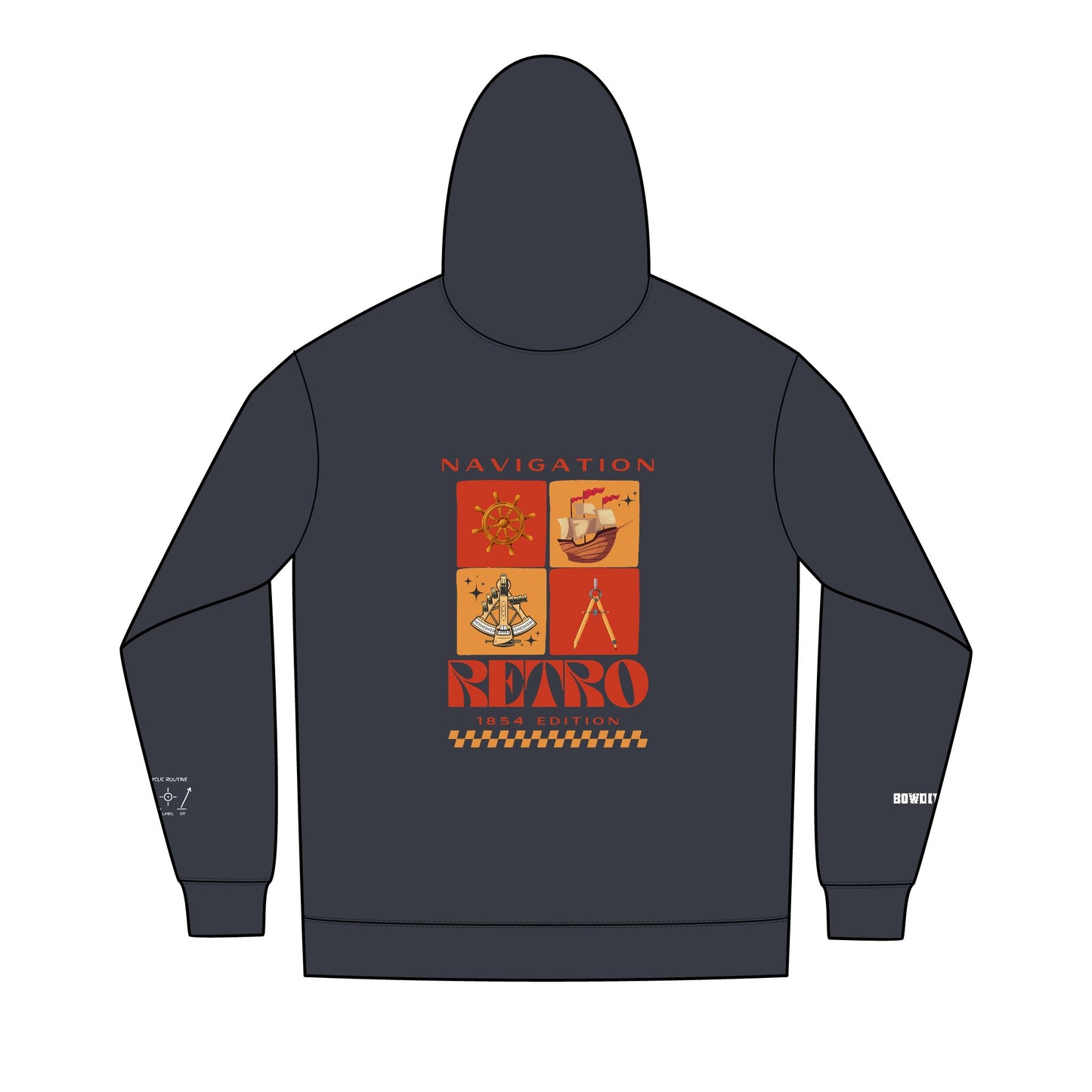 Retro Navigation FOM 9 Full-Zip Hoodie
