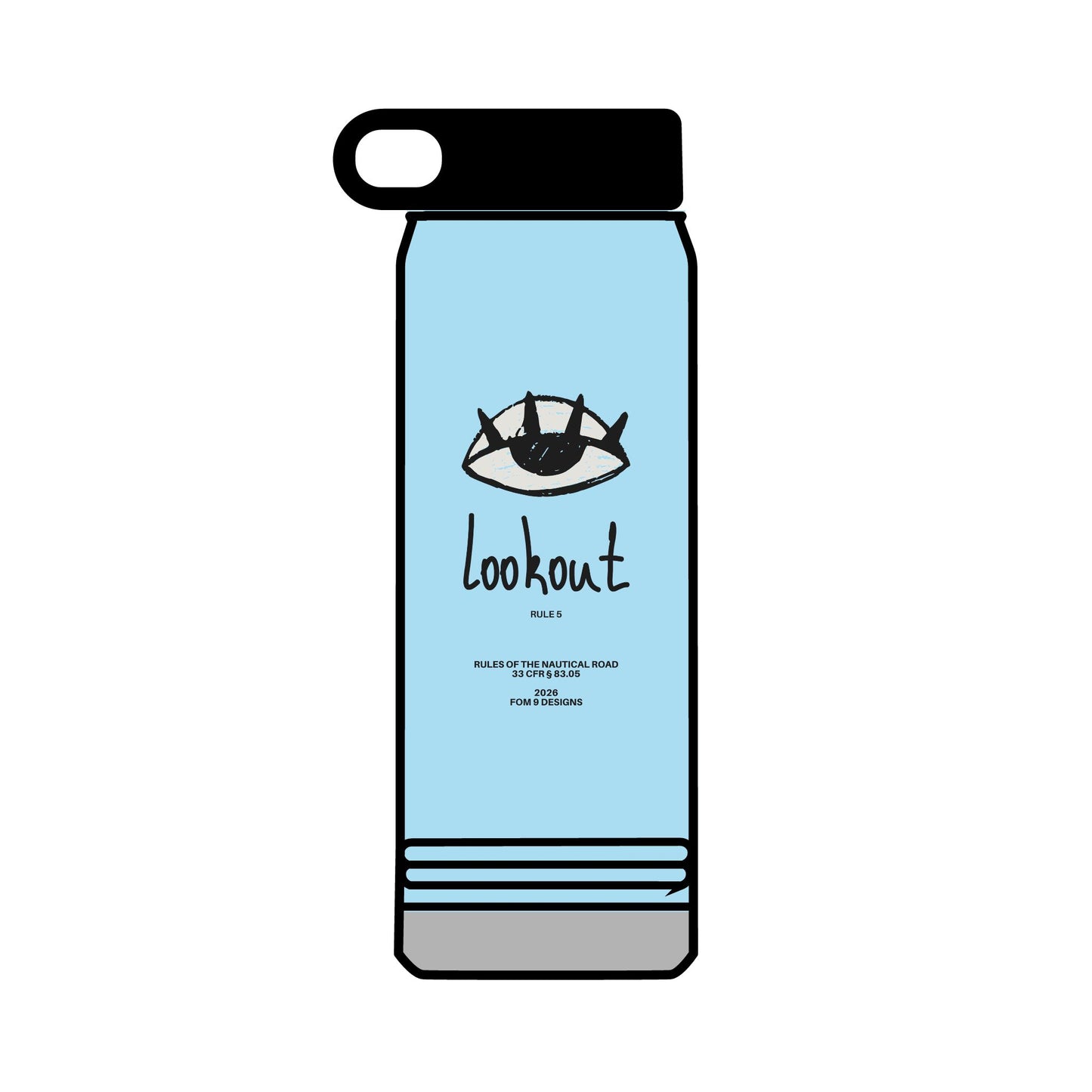 Lookout Rule 5 FOM 9 Water Bottle, 32oz