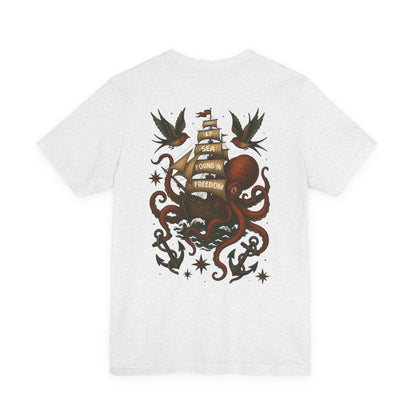 Lost at Sea FOM 9 graphic tee with navigation-inspired artwork