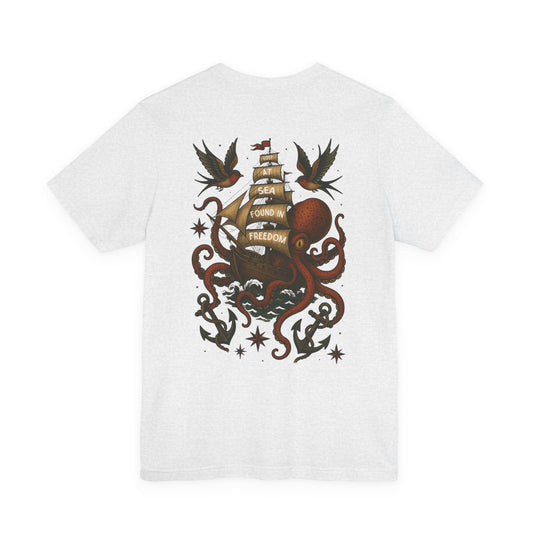 Lost at Sea FOM 9 graphic tee with navigation-inspired artwork