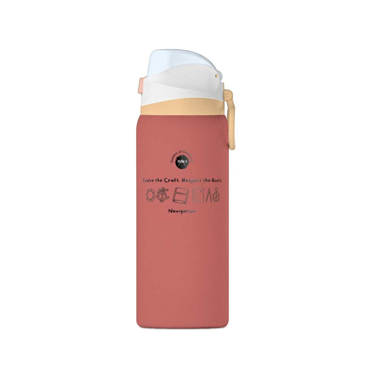 Only Amateurs Use GPS FOM9 Insulated Water Bottle 32oz