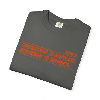 Engineered to Navigate. Designed to Wander. FOM 9 Graphic Tee