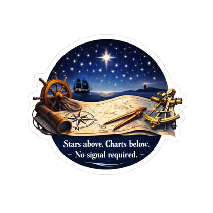 Stars Above - Charts Below FOM 9 Sticker