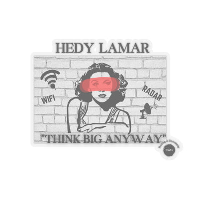 Hedy Lamarr FOM 9 Sticker