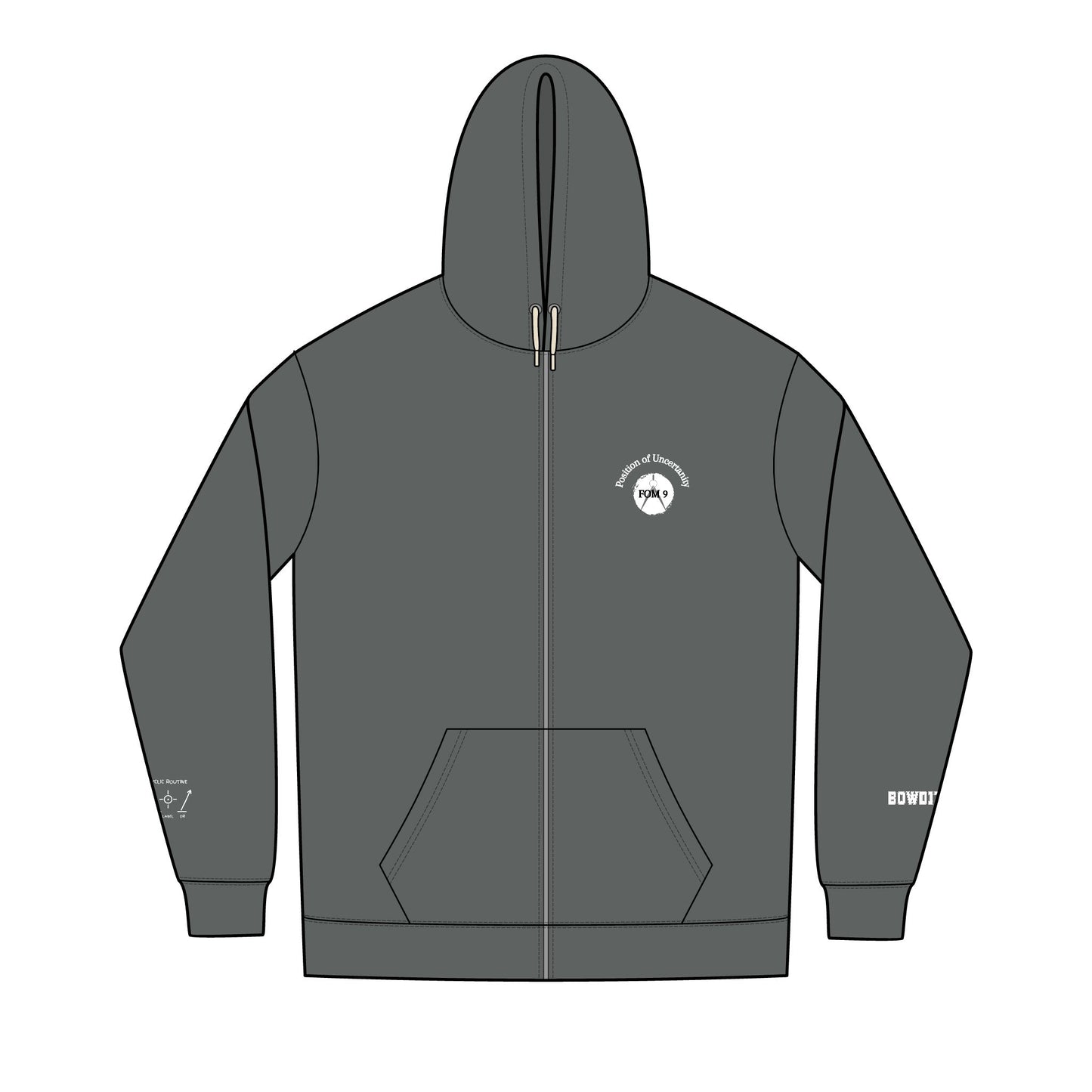 Between the Devil and the Deep Blue Sea FOM 9 Full-Zip Hoodie