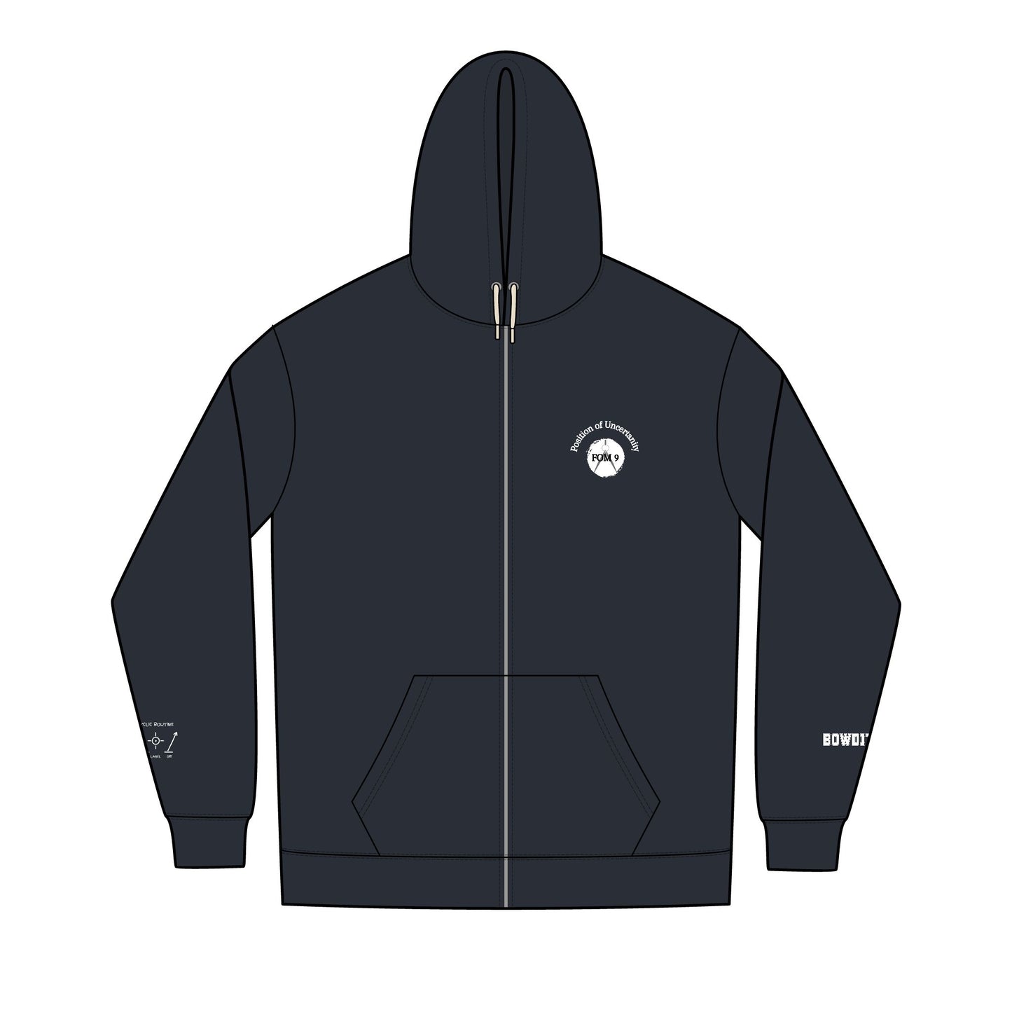 Between the Devil and the Deep Blue Sea FOM 9 Full-Zip Hoodie