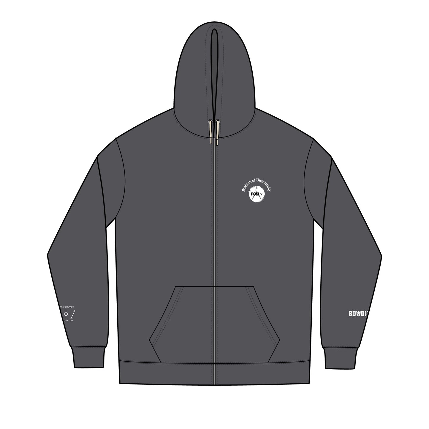 Between the Devil and the Deep Blue Sea FOM 9 Full-Zip Hoodie