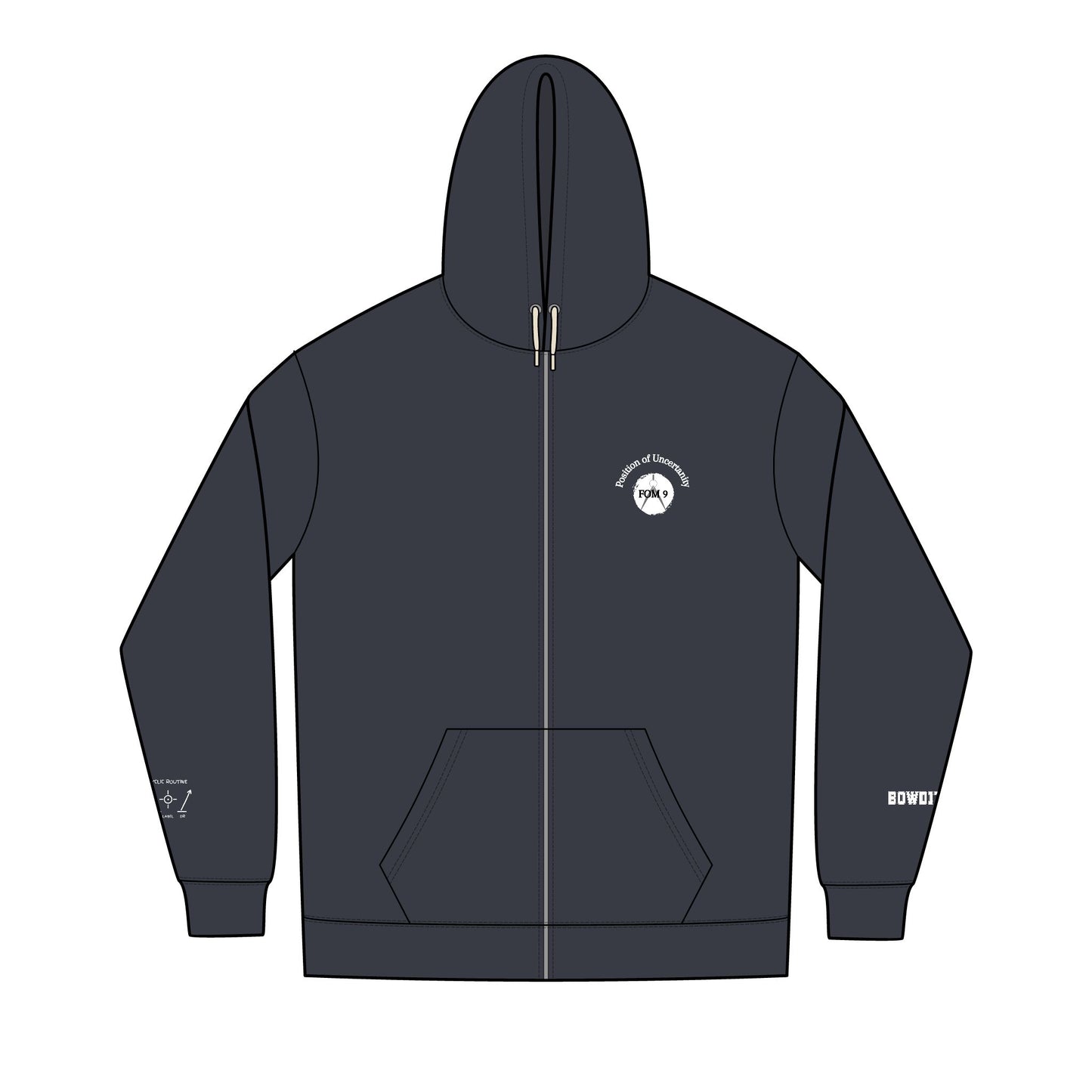 Between the Devil and the Deep Blue Sea FOM 9 Full-Zip Hoodie