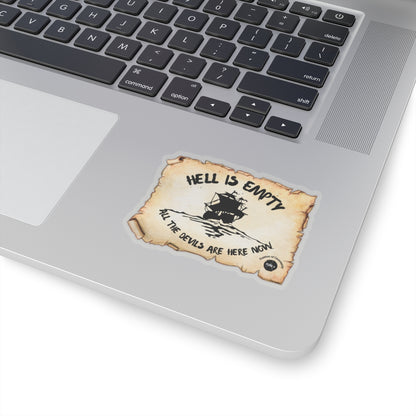 Hell is Empty FOM 9 Kiss-Cut Stickers