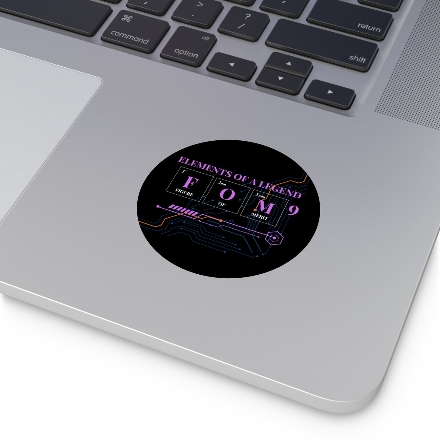 Elements of a Legend FOM9 Round Vinyl Sticker