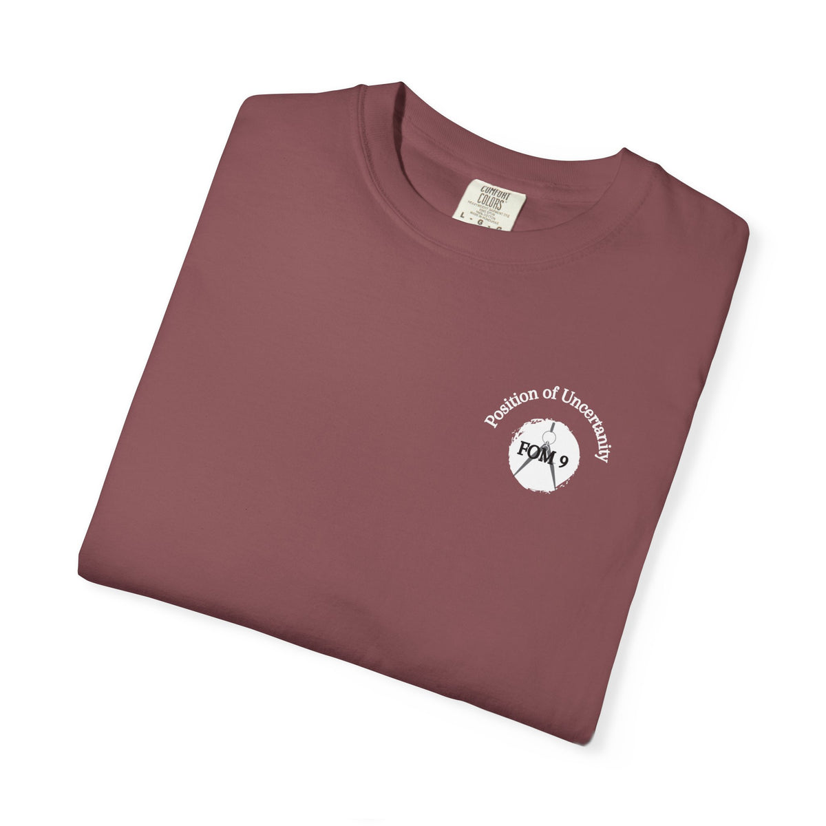 Only Amateurs Use GPS — White Print FOM 9 Graphic Tee