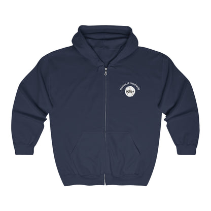 "Only Amateurs Use GPS" FOM9 Full Zip Hooded Sweatshirt