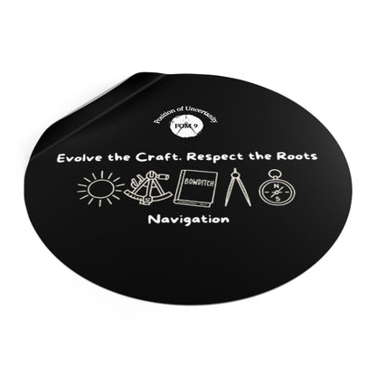 Evolve the Craft FOM 9 Round Vinyl Sticker