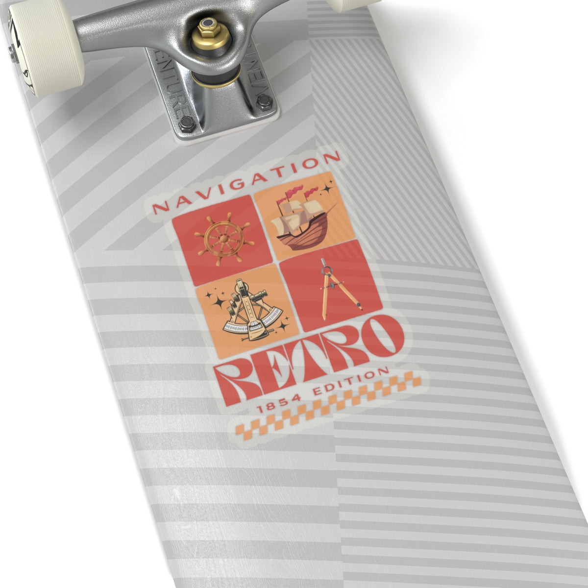 Retro Navigation FOM 9 Sticker - 1854 Edition