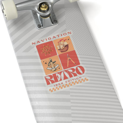 Retro Navigation FOM 9 Sticker - 1854 Edition