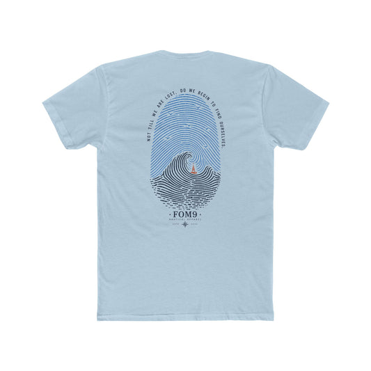 Oceans Thumbprint FOM 9 graphic tee with ocean-inspired artwork