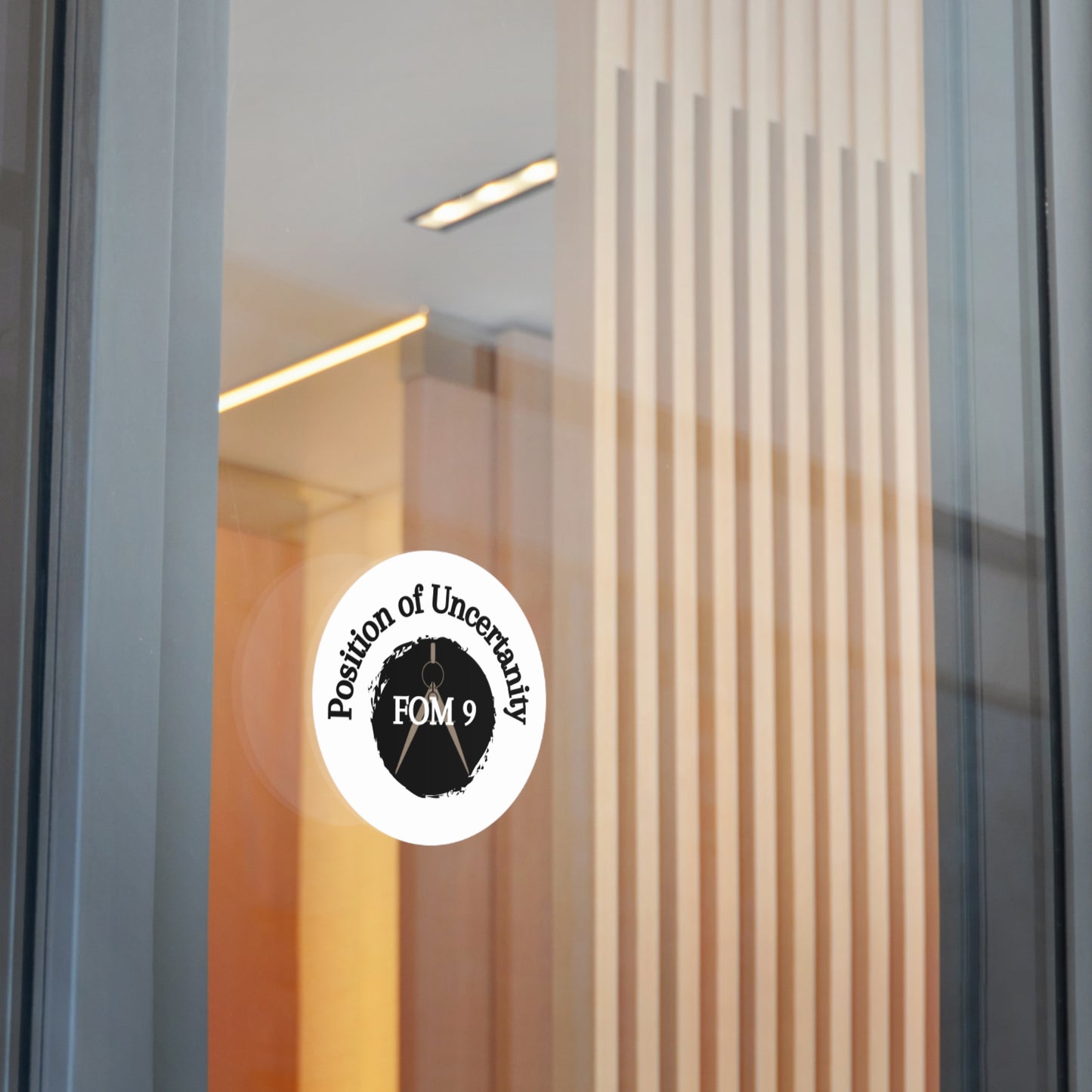 FOM 9 Logo Sticker