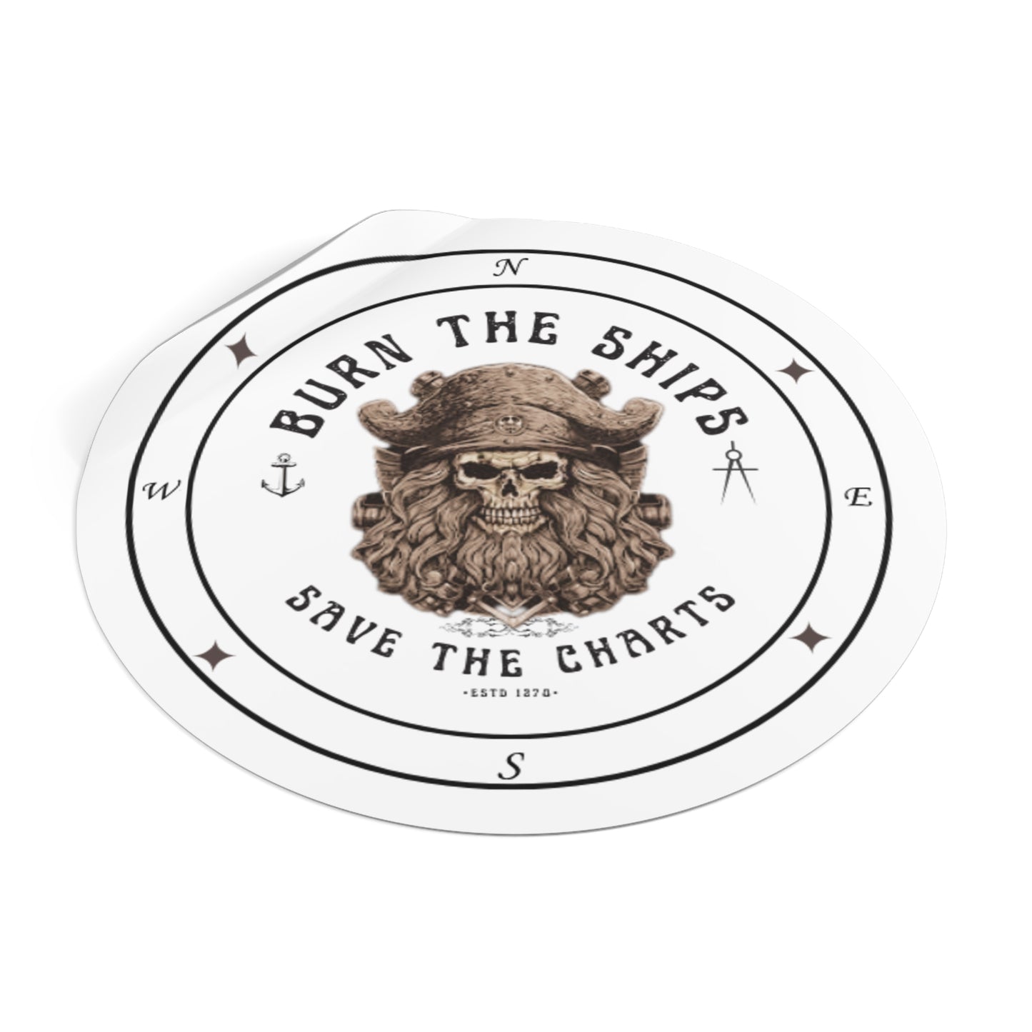 Burn the Ships - Save the Charts FOM9 Sticker