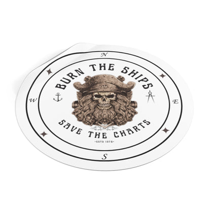 Burn the Ships - Save the Charts FOM9 Sticker