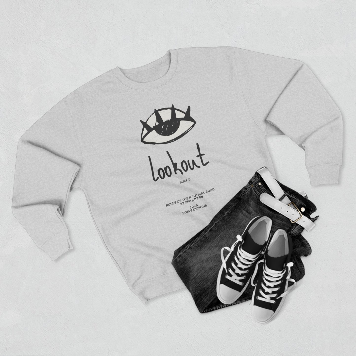 Lookout Rule 5 FOM 9 Crewneck Sweatshirt