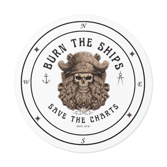 Burn the Ships - Save the Charts FOM9 Sticker