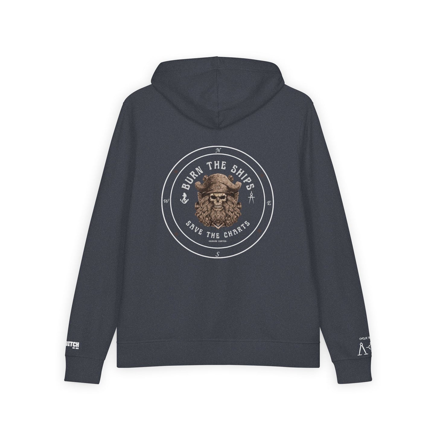 Burn the Ships save the Charts FOM9 Full-Zip Hoodie