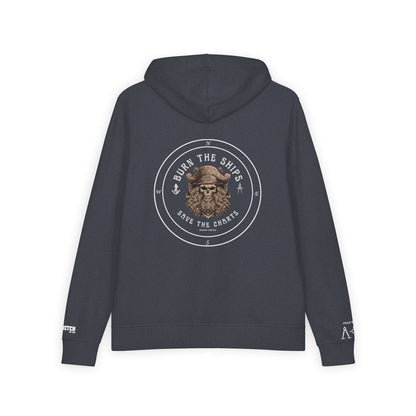 Burn the Ships save the Charts FOM9 Full-Zip Hoodie