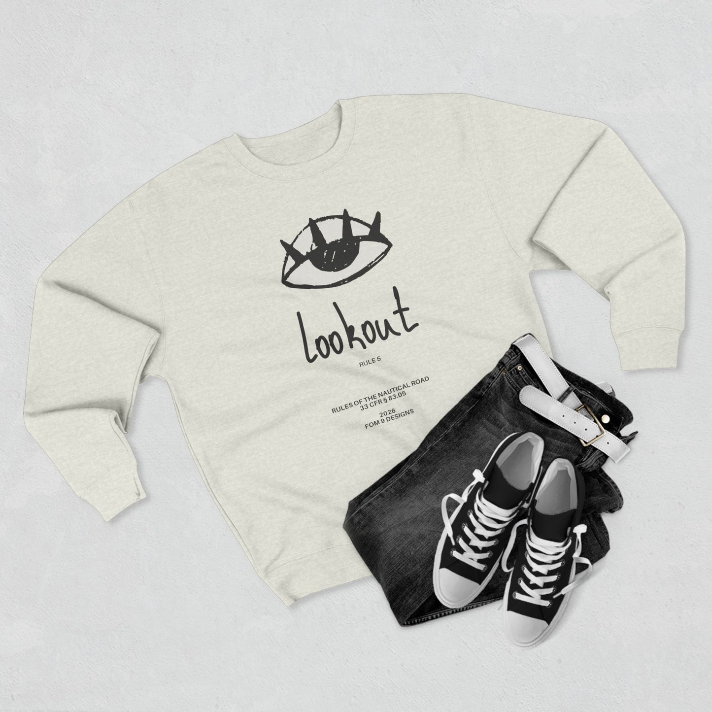 Lookout Rule 5 FOM 9 Crewneck Sweatshirt