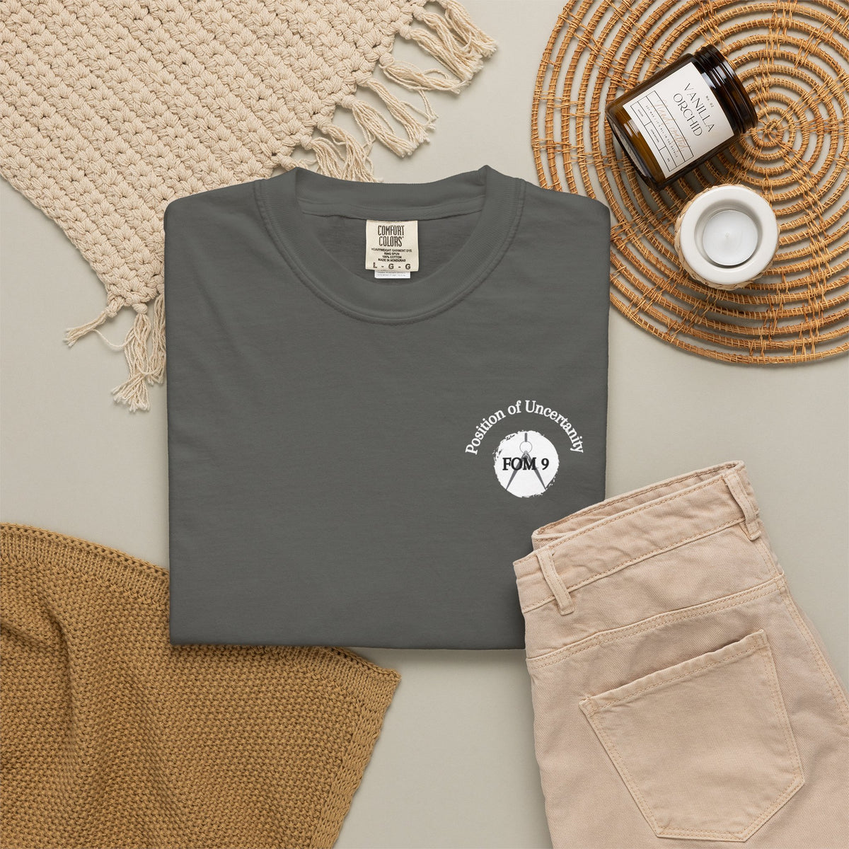 Only Amateurs Use GPS — White Print FOM 9 Graphic Tee