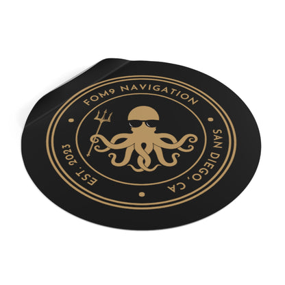 FOM 9 Logo Kraken Sticker