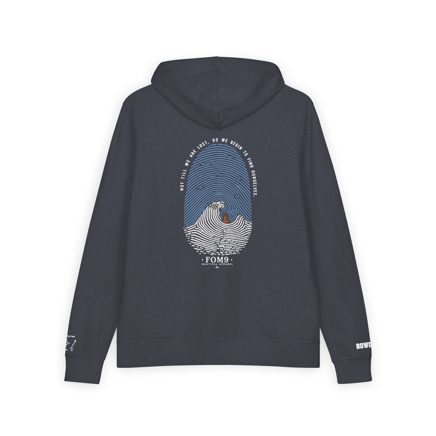 Fingerprint of the Ocean FOM 9 Fleece™ Full-Zip Hoodie